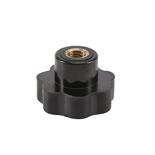 Agwuoetr M10 10Mm Durchmesser Thema Schwarz Kunststoff Stern Kopf Feststellschraube von Agwuoetr