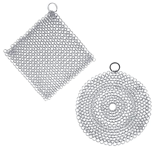 Agwuoetr Reiniger Ringreiniger, 2 StüCke Reiniger, Ringreiniger Dutch Ofen Reiniger Grillreinigungswerkzeuge für Grillpfannen oder Woks Agwuoetr Reiniger Ringreiniger, 2 StüCke Reiniger, Ringreiniger Dutch Ofen Reiniger Grillreinigungswerkzeuge für Grillpfannen oder Woks von Agwuoetr