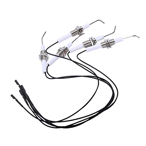 Agwuoetr ZüNdteil Stecker Keramik ElektrodenzüNder mit Draht 30 cm im Runde 2,3Mm Terminal 5 Teile/Los von Agwuoetr