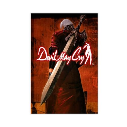 AhCor Devil May Cry Poster (2) Leinwand Poster Schlafzimmer Dekor Sport Landschaft Büro Zimmer Dekor Geschenk ungerahmt 30 x 45 cm von AhCor