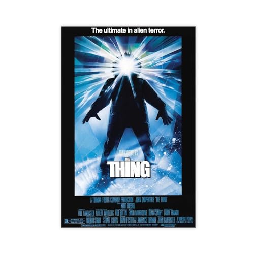 AhCor Filmposter "The Thing 1982" (12), Leinwand-Poster, Schlafzimmer, Dekoration, Sport, Landschaft, Büro, Raumdekoration, Geschenk, ungerahmt, 40 x 60 cm von AhCor