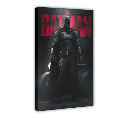 AhCor The Batman Poster (4) Leinwand Poster Schlafzimmer Dekor Sport Landschaft Büro Zimmer Dekor Geschenk Rahmenstil 30 x 45 cm von AhCor
