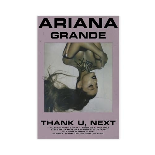 Ariana Grande Poster (14) Leinwand Poster Schlafzimmer Dekor Sport Landschaft Büro Zimmer Dekor Geschenk ungerahmt 30 x 45 cm von AhCor