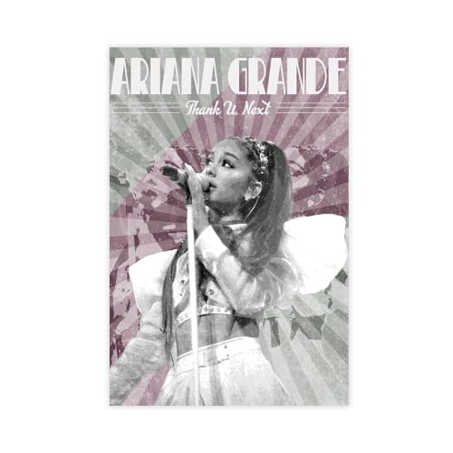 Ariana Grande Poster (3) Leinwand Poster Schlafzimmer Dekor Sport Landschaft Büro Zimmer Dekor Geschenk ungerahmt 30 x 45 cm von AhCor