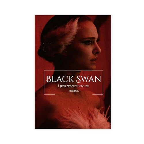 Filmposter "Black Swan" (15), Leinwand-Poster, Wandkunst, Dekordruck, Bild, Gemälde für Wohnzimmer, Schlafzimmer, Dekoration, ungerahmt, 30 x 45 cm von AhCor