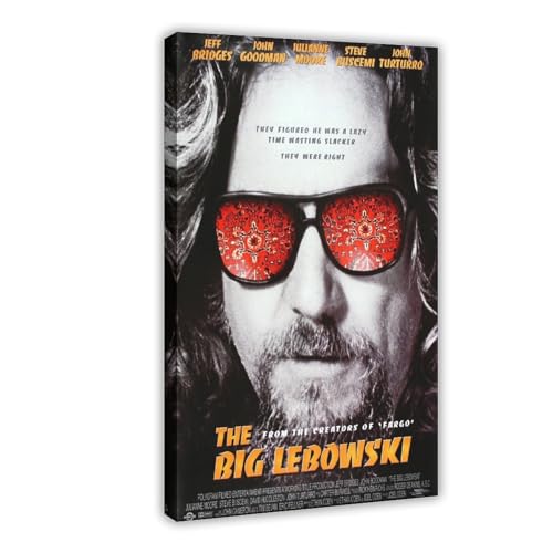 Filmposter "The Big Lebowski" (4), Leinwand-Poster, Wandkunst, Dekor, Bild, Gemälde für Wohnzimmer, Schlafzimmer, Dekoration, Rahmen-Stil, 20 x 30 cm von AhCor