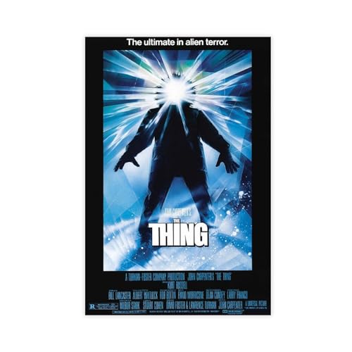 Filmposter "The Thing 1982" (12), Leinwand-Poster, Wandkunst, Dekordruck, Bild, Gemälde für Wohnzimmer, Schlafzimmer, Dekoration, ungerahmt, 30 x 45 cm von AhCor