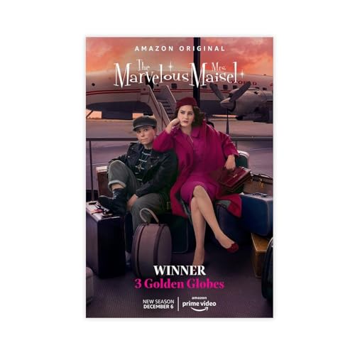 Leinwandposter "The Marvelous Mrs. Maisel", TV-Serie, Wandkunst, Dekor, Bild, Gemälde für Wohnzimmer, Schlafzimmer, Dekoration, ungerahmt, 30 x 45 cm, 6 Stück von AhCor