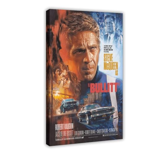 Steve McQueen Poster (5) Leinwand Poster Wandkunst Dekor Druck Bild Gemälde für Wohnzimmer Schlafzimmer Dekoration Rahmenstil 50 x 75 cm von AhCor