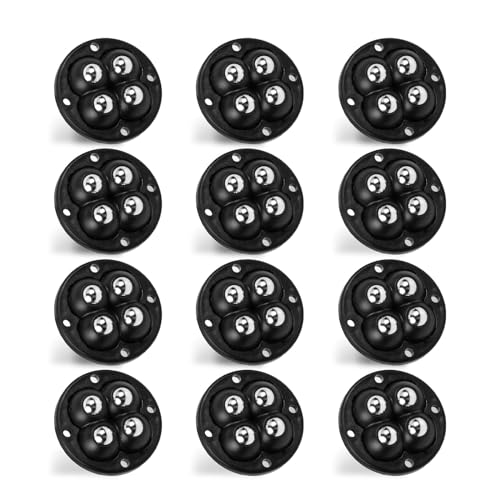 12 Stück Rollen Für Möbel, Kugelrollen Für Möbel, Selbstklebendes Starkes Rollenrad, Kleine Rollen Für Küchengeräte, Mini Kunststoff Möbelräder, Für Aufbewahrungsbox, Möbel, Mülleimer 12 Stück Rollen Für Möbel, Kugelrollen Für Möbel, Selbstklebendes Starkes Rollenrad, Kleine Rollen Für Küchengeräte, Mini Kunststoff Möbelräder, Für Aufbewahrungsbox, Möbel, Mülleimer von Ahaimy