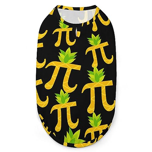 Lustige Pi-ne Pi Day Hunde-Shirts, Sommer-Haustier-T-Shirts, weiches, ärmelloses Tank-Top, Haustier-Kleidung für kleine Welpen und Katzen Lustige Pi-ne Pi Day Hunde-Shirts, Sommer-Haustier-T-Shirts, weiches, ärmelloses Tank-Top, Haustier-Kleidung für kleine Welpen und Katzen von Ahdyr
