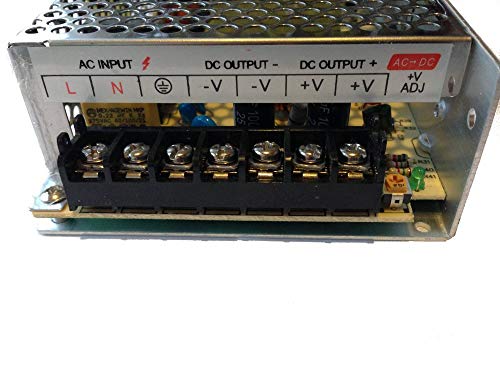 Ahorraluz Transformator DC Professioneller Netzteil für LED-Streifen dimmbar 220 V (12 V 20 A 240 W Profi), metallic von Ahorraluz