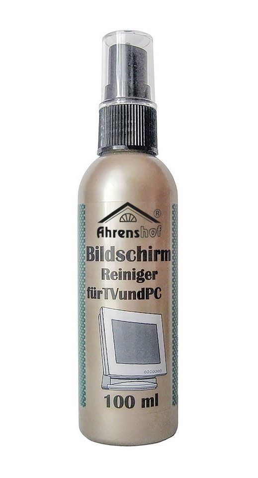 Ahrenshof BILDSCHIRMREINIGER 100ml Spray Bildschirm Monitor Display Reiniger 23 Sprühreiniger (Laptop PC Notebook Camera Scanner Händy Pumsprayflasche TFT/LCD) von Ahrenshof