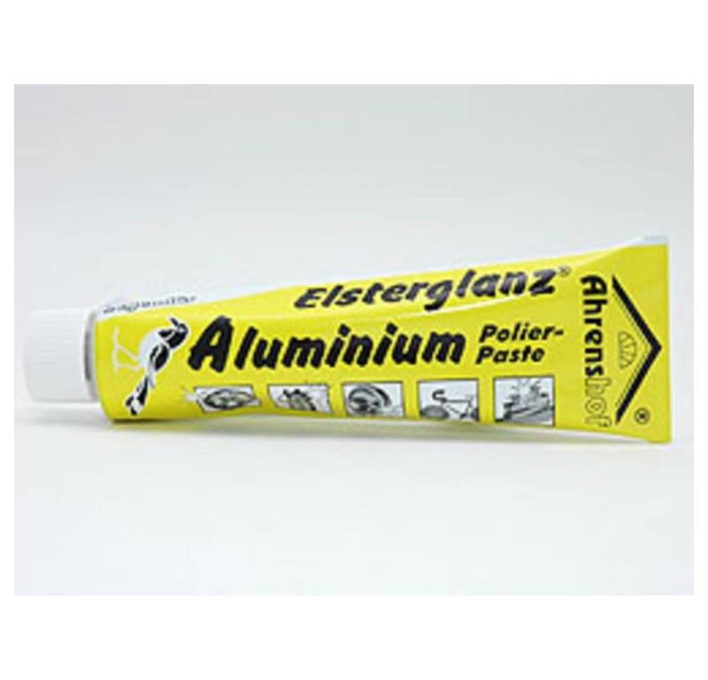 Ahrenshof Elsterglanz, Aluminium, 150ml in Tube Edelstahlreiniger (Tube, [1-St. Aluminiumreiniger Politur Reinigungsmittel Metallpaste Glanzmittel Pflegeprodukt) von Ahrenshof