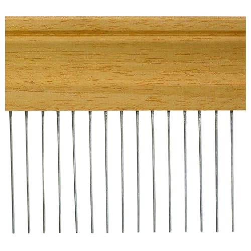 Ahsen Ebru Sanatı Marmorierkamm – 50 cm Länge, 5 mm Zahnabstand | Handgefertigt aus Edelstahl | Nicht für Haare | Spezialkamm für traditionelle Ebru-Marmorierung von Ahsen Ebru Sanati