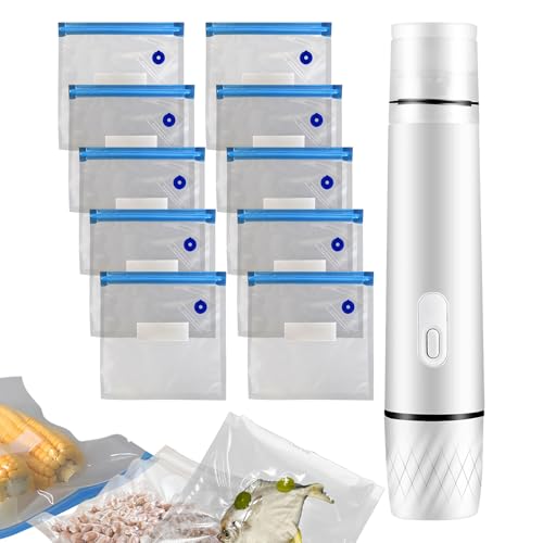 Ahuuen Beutelversiegler - 800 mAh Mini Vakuumiergerät für Lebensmittel - Lebensmittelversiegler Kompakt Für Gefrierverpackung Fleischkonservierung | Zuhause Reisen Camping Gefrierverpackung Ahuuen Beutelversiegler - 800 mAh Mini Vakuumiergerät für Lebensmittel - Lebensmittelversiegler Kompakt Für Gefrierverpackung Fleischkonservierung | Zuhause Reisen Camping Gefrierverpackung von Ahuuen