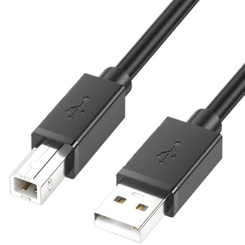 Ahuuen Druckerkabel,USB A Kabel | 2,1 m USB-A Auf USB-B Kabel Für Computer Laptop Drucker Und Monitor von Ahuuen