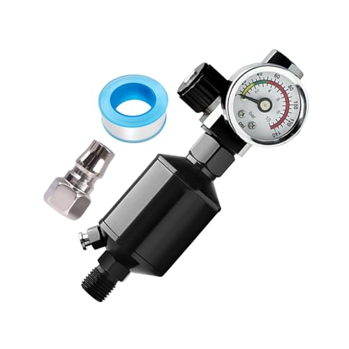 Ahuuen Druckmesser für Poolfilter - Wasser- und Ölabscheider - Präzisions Manometer Filter für Auto Reisen Industrie Outdoor Garage Möbel Ahuuen Druckmesser für Poolfilter - Wasser- und Ölabscheider - Präzisions Manometer Filter für Auto Reisen Industrie Outdoor Garage Möbel von Ahuuen