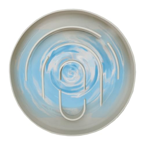 Ahuuen Futternapf Zur Verlangsamung Der Futteraufnahme Für Katzen,Hundenapf Und Katzennapf Für Nassfutter Mit Slow Feeder Funktion | Futterspender Für Kleine Hunderassen Gesunde Ernährungsschale Mit von Ahuuen