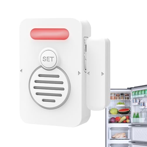 Ahuuen Gefrierschrank-Türalarm, Türalarm, Sensor, Sprachalarm für Kühlschrank, Geschäft, Schule, Zimmer, Fenster, Zuhause Ahuuen Gefrierschrank-Türalarm, Türalarm, Sensor, Sprachalarm für Kühlschrank, Geschäft, Schule, Zimmer, Fenster, Zuhause von Ahuuen