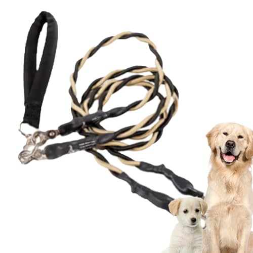 Ahuuen Großes Hundespieltau - Doppel Leine Für Gassigeh Spaziergang | Starkes Bequemes Und Robustes Haustierzubehör Für Komfort Am Outdoor-Ziehen Verbesserte Sicherheit Parkspaziergänge Und Training von Ahuuen