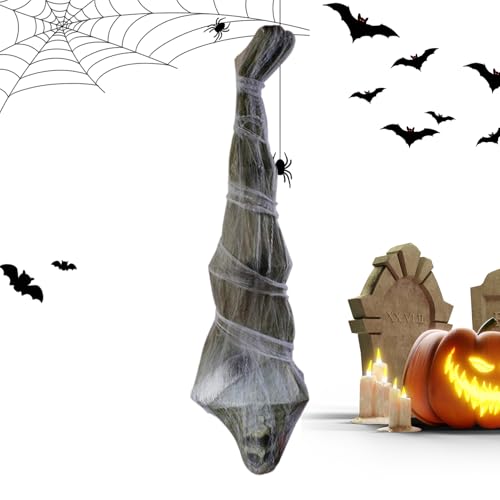 Ahuuen Halloween Schaukelnde Leiche - Halloween Deko Für Draußen | Realistische Dekoration Für Innen Garten Terrasse Rasen Friedhof Ahuuen Halloween Schaukelnde Leiche - Halloween Deko Für Draußen | Realistische Dekoration Für Innen Garten Terrasse Rasen Friedhof von Ahuuen