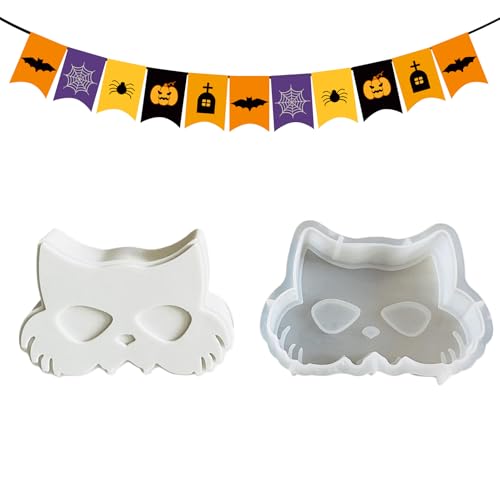 Ahuuen Halloween Silikoneformen | Kuchenform Für Torten - Handgefertigte Form Für Gips Epoxidharz Deko Cupcake Dessert Handwerk Home Kunst Party Deko Ahuuen Halloween Silikoneformen | Kuchenform Für Torten - Handgefertigte Form Für Gips Epoxidharz Deko Cupcake Dessert Handwerk Home Kunst Party Deko von Ahuuen