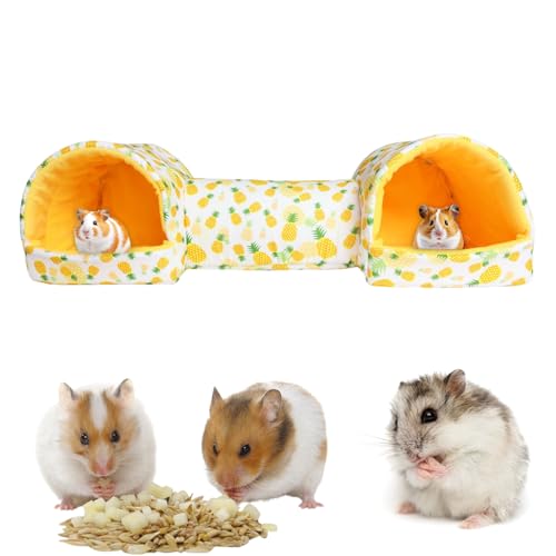 Ahuuen Hamster Versteck Tunnel | Waschbare Nagetierröhren Spielzeug Mit rutschfest,rutschfeste Käfigzubehör und Haus für Chinchillas Frettchen Kaninchen und andere Kleintiere Ahuuen Hamster Versteck Tunnel | Waschbare Nagetierröhren Spielzeug Mit rutschfest,rutschfeste Käfigzubehör und Haus für Chinchillas Frettchen Kaninchen und andere Kleintiere von Ahuuen