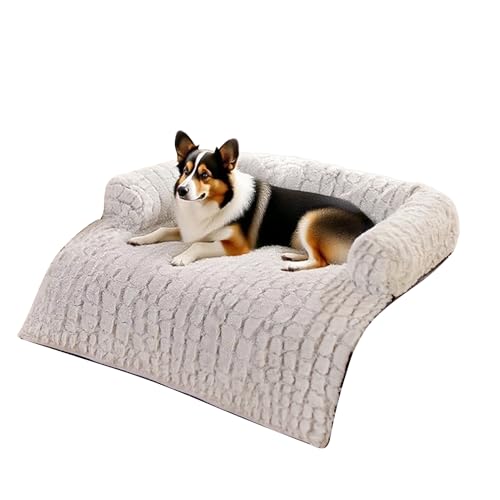Ahuuen Haustier Couch Bett - Waschbarer Rutschfester Möbelschutz mit erhöhtem Rand - Plüschige Hundematte,Für Wohnzimmer Küche Balkon Terrasse Kinderzimmer Wohnung tägliche Ruhe Ahuuen Haustier Couch Bett - Waschbarer Rutschfester Möbelschutz mit erhöhtem Rand - Plüschige Hundematte,Für Wohnzimmer Küche Balkon Terrasse Kinderzimmer Wohnung tägliche Ruhe von Ahuuen