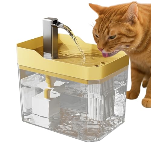 Ahuuen Haustier Wasserspender - Großvolumiger Trinkbrunnen für Haustiere - Auslaufsicherer Trinknapf Für Hunde Und Katzen Im Haus Und Draußen von Ahuuen