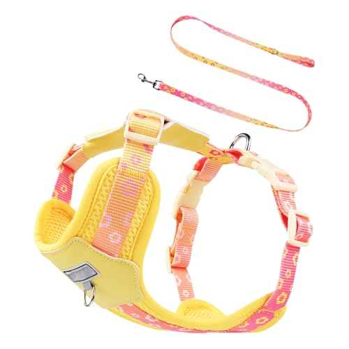 Ahuuen Hundegeschirr, Brustgeschirr, ausbruchsicher, atmungsaktiv, verstellbar, für große Rassen, tägliches Spazierengehen, Outdoor-Sport, Training, Park, Autoreisen von Ahuuen