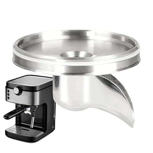 Ahuuen Kaffeemaschine Griff Ausguss - Kaffeefilterhalter Siebträger | 54 mm Ersatzadapter für Getränkezubereitung Hausbar Restaurant Bäckerei von Ahuuen