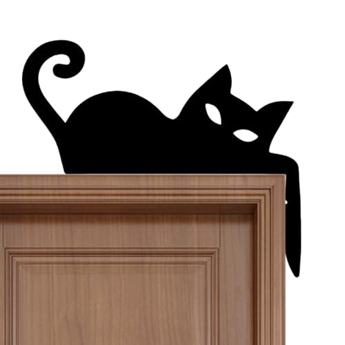 Ahuuen Katzen Türbekrönung,Holzdekoration für die Tür-Ecke - Katzenförmige Wanddekoration Für Halloween Bewohner Veranstalter Wohnzimmer Schlafzimmer Arbeitszimmer Ahuuen Katzen Türbekrönung,Holzdekoration für die Tür-Ecke - Katzenförmige Wanddekoration Für Halloween Bewohner Veranstalter Wohnzimmer Schlafzimmer Arbeitszimmer von Ahuuen