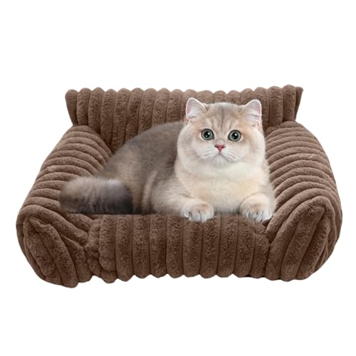 Ahuuen Katzenbett Sofa - Gemütliche Kuschel Liege - Plüsch Erhöhtes Sofa Bett für Katze und Hund Wohnung Auto Reise Ahuuen Katzenbett Sofa - Gemütliche Kuschel Liege - Plüsch Erhöhtes Sofa Bett für Katze und Hund Wohnung Auto Reise von Ahuuen