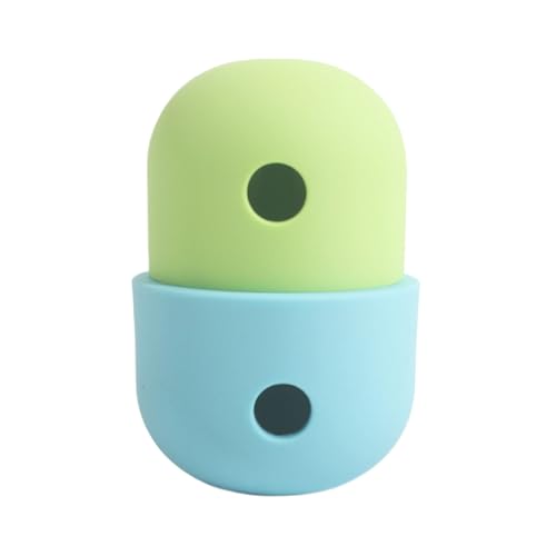 Ahuuen Kauspielzeug für Hunde, Silikonball für Hunde, interaktives Leckerli-Anreicherungsspielzeug für mittelgroße und kleine und große Welpen von Ahuuen