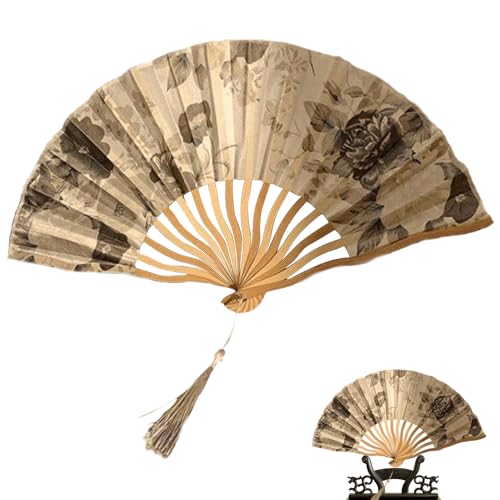 Ahuuen Klappbarer Handfächer | Klassischer Klapperfächer Im Retro-Look - Chinesische Stilrichtung Für Reise Karneval Hochzeiten Open Air Konzerte Musikfeste Tanzauftritte Ahuuen Klappbarer Handfächer | Klassischer Klapperfächer Im Retro-Look - Chinesische Stilrichtung Für Reise Karneval Hochzeiten Open Air Konzerte Musikfeste Tanzauftritte von Ahuuen