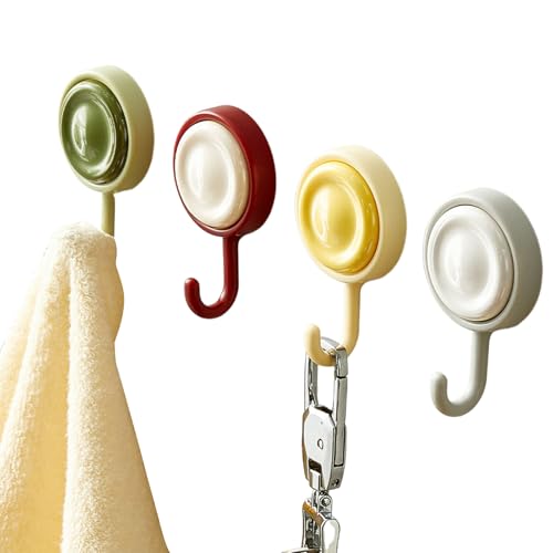Ahuuen Klebende Wandhaken,Wand-Haken Ohne Nägel - Praktischer Kleiderhaken Zum Aufhängen Ohne Bohren Für Schlafzimmer Kleiderschrank Wohnung Küche Spiegel Fliesen Keramik Glas von Ahuuen