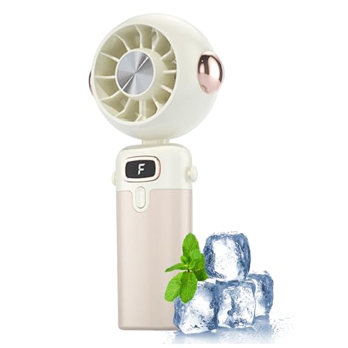 Ahuuen Kompakter Tragbarer Handventilator - USB-wiederaufladbarer tragbarer kompakter Ventilator - Klappbares Design Leise Kühlung Für Reisen Outdoor Sommer Auto Camping Schreibtisch Ahuuen Kompakter Tragbarer Handventilator - USB-wiederaufladbarer tragbarer kompakter Ventilator - Klappbares Design Leise Kühlung Für Reisen Outdoor Sommer Auto Camping Schreibtisch von Ahuuen