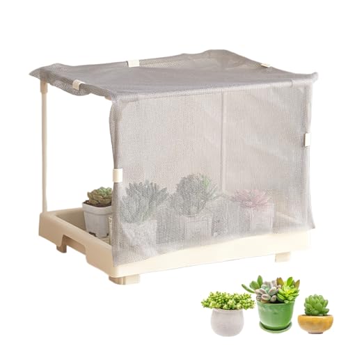 Ahuuen Mini Gewächshaus | Gewächshaus Regale,Gemüseanzucht Set Für Balkon Terrasse Garten Wohnung Kleingarten von Ahuuen