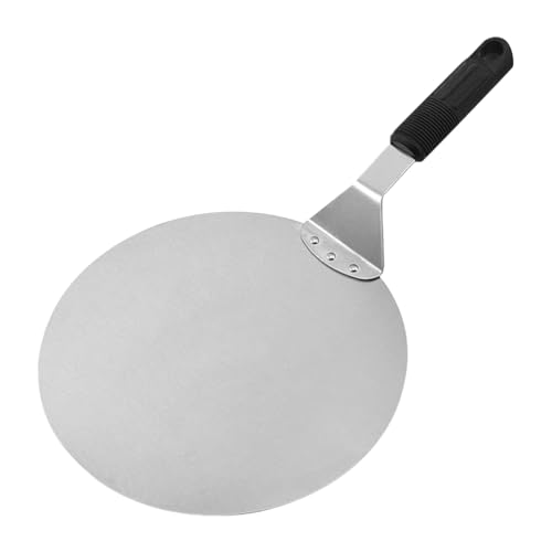 Ahuuen Pizza Peel | Edelstahl Pizzaschaufel Spatel | Runde Backschaufel Küchenwerkzeug Für Haushalt Restaurant Wohnung Outdoor Ahuuen Pizza Peel | Edelstahl Pizzaschaufel Spatel | Runde Backschaufel Küchenwerkzeug Für Haushalt Restaurant Wohnung Outdoor von Ahuuen