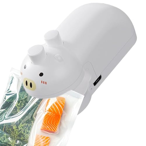 Ahuuen Snackbeutelversiegler | Magnetischer Mini Tragbarer Beutelversiegler - Cartoon-Design Wiederverschließer Hitzesiegel Wiederaufladbar Kompakt Lebensmittelaufbewahrer für Küche Mahlzeitlagerung Ahuuen Snackbeutelversiegler | Magnetischer Mini Tragbarer Beutelversiegler - Cartoon-Design Wiederverschließer Hitzesiegel Wiederaufladbar Kompakt Lebensmittelaufbewahrer für Küche Mahlzeitlagerung von Ahuuen