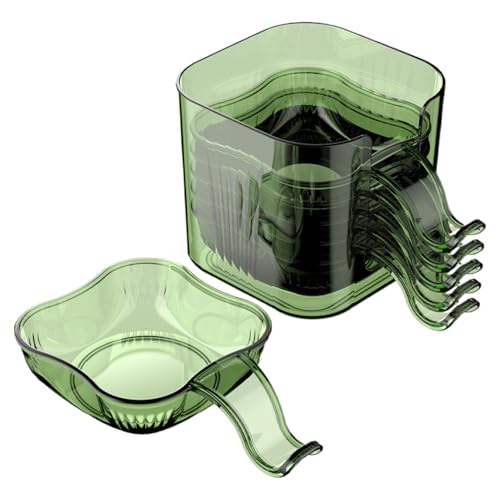 Ahuuen Sojasaucenschüssel - Servierplatte | Multifunktionelle Kleine Schüssel mit Halterung für Buffet MittagOutdoor Vorspeise Home Party Picknick Teilen von Ahuuen