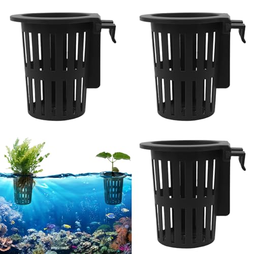 Ahuuen Teichpflanzenkörbe | Aquarienpflanzentöpfe Mit Haken Und Saugnapf,Zubehör Für Aquarien Terrarien Und Paludarien Ahuuen Teichpflanzenkörbe | Aquarienpflanzentöpfe Mit Haken Und Saugnapf,Zubehör Für Aquarien Terrarien Und Paludarien von Ahuuen