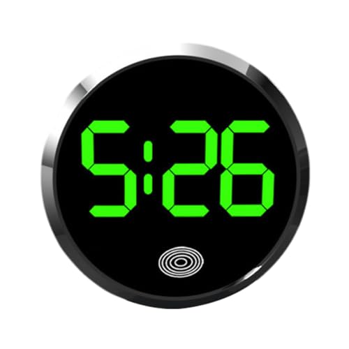 Auto Digitaluhr | Elektronische Uhr | Armaturenbrett-Autouhr | LED Wasserdicht Kleine Leuchtende Auto-Entlüftungsuhren | Touchscreenuhr | Für Armaturenbrett-Entlüftun von Ahuuen