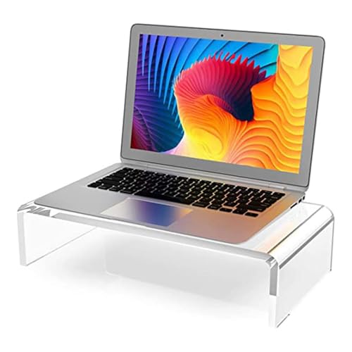 Computer-Monitor-Ständer | Acryl-Laptop-Ständer | Acryl-Monitor-Ständer | Acryl Stabilen Schreibtisch Zu Unterstützen | Clear Acryl Laptop-Ständer Für Tastatur Und Maus Lagerung Computer-Monitor-Ständer | Acryl-Laptop-Ständer | Acryl-Monitor-Ständer | Acryl Stabilen Schreibtisch Zu Unterstützen | Clear Acryl Laptop-Ständer Für Tastatur Und Maus Lagerung von Ahuuen