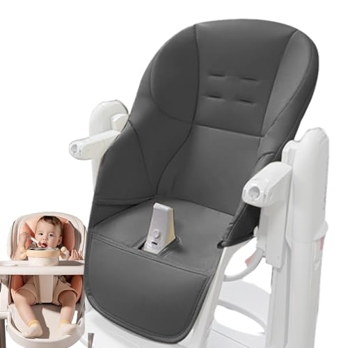 Hochstuhl Kissenbezug | Esszimmerstuhl PU Leder Sitzkissen | Bezug Für Baby-Esszimmerstuhl | Kissen Ersatzbezug Sitzkissen | Für Alle Arten Von Baby-Esszimmerstühlen | Bequem Und Atmungsaktiv von Ahuuen