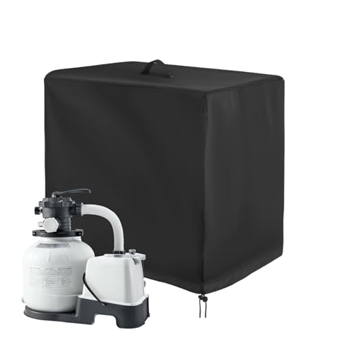 Pool Sandfilteranlage Abdeckung | Sandfilterpumpe Für Pool Abdeckung | Poolpumpe Abdeckung | wasserdichte Sandfilteranlage Abdeckung Mit Verstellbarem Kordelzug | Schützt Vor Schmutz von Ahuuen
