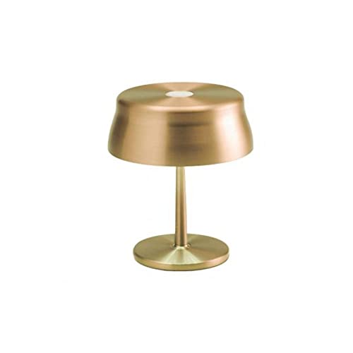 Ai Lati Sister Light Mini-Tischlampe, wiederaufladbar, dimmbar, für den Innen- und Außenbereich – Gold eloxiert von Ai Lati Lights