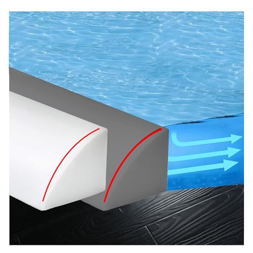 150cmx1.6cmx2.7cm Schwallschutzleiste Dusche Selbstklebend,Wasserstopper Dusche Boden,Wassersperre Duschschwelle,Duschleiste Boden(Grau) von AiDeHuaKeJi