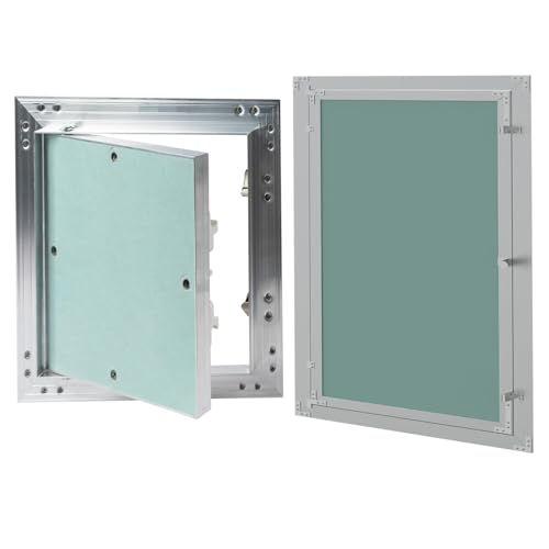 Revisionsklappe 30×30cm Revisionstür - Aluminium-Rahmen Wartungsöffnung | Gipskarton Wartungstür, Wartung Reinigungsklappe für Feuchtraumgeeignet, Trockenbau von AiDeHuaKeJi